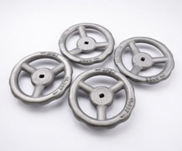 Cast iron sand cast and machined handwheel