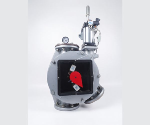 Pneumatic actuator for butterfly valve
