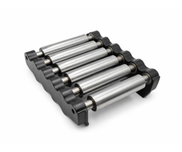 Bearing mounted conveyor roller assembly