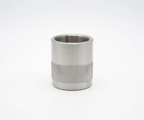 Diamond knurl grip coupling