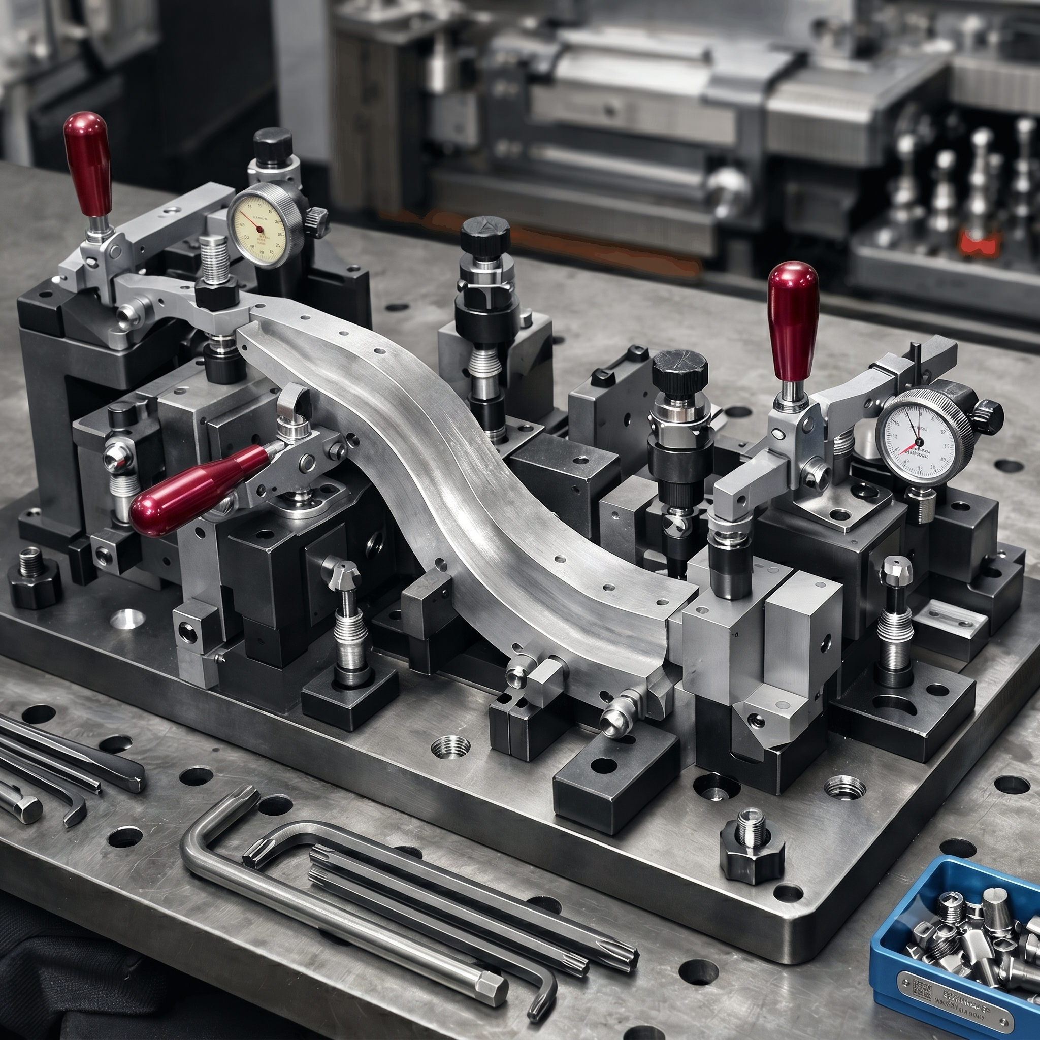 Jig and fixture assembly for repeatable production