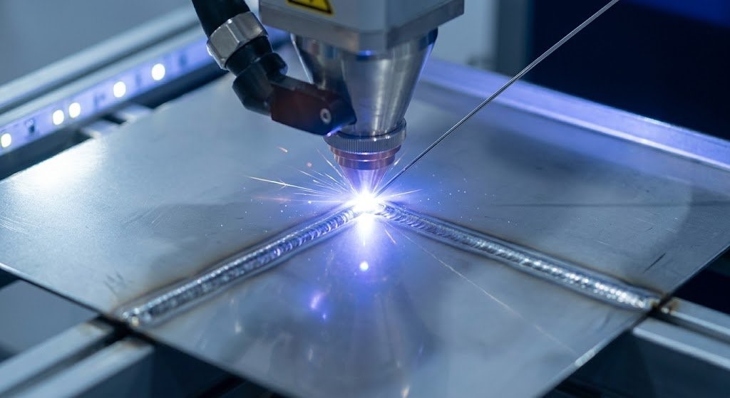 Fiber laser welding precision metal joints